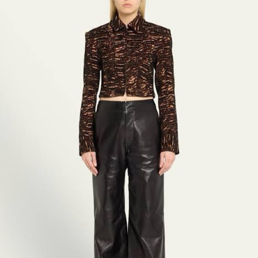 ULLA JOHNSON Adoni Jacket in Onyx, medium, LIKE NEW - Picture 5 of 10
